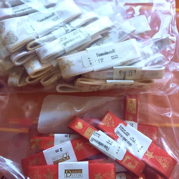 🎄VINTAGE Christmas satin ribbon new FROM 90s - Picture 4 of 12